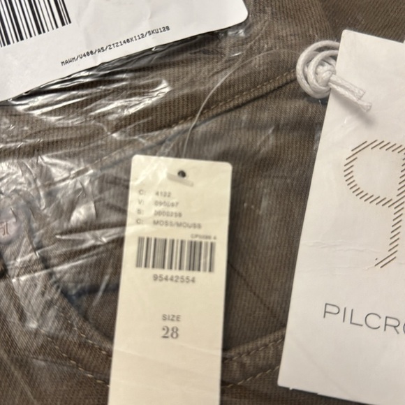 NWT! Anthropologie Pilcro Moss High-Rise Wide-Leg Puddle Jeans - Multiple ⚽️ - Picture 8 of 9